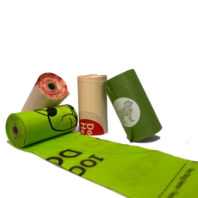100% biologisch abbaubare Plastik Hunde Kot Müllbeutel angepasste Größe mit Logo