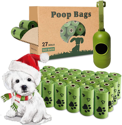 100% biologisch abbaubare Plastik Hunde Kot Müllbeutel angepasste Größe mit Logo