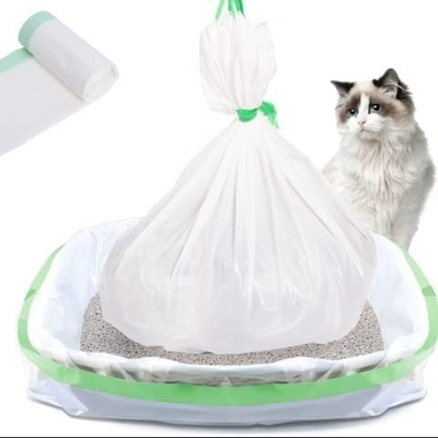 PLA PBAT Material Struktur Wärmesiegel 15 Mikrometer Kompostierbare Haustier-Kaka-Taschen für Hunde und Katzen