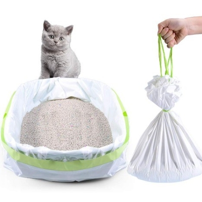 PLA PBAT Material Struktur Wärmesiegel 15 Mikrometer Kompostierbare Haustier-Kaka-Taschen für Hunde und Katzen