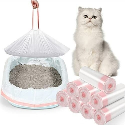 PLA PBAT Material Struktur Wärmesiegel 15 Mikrometer Kompostierbare Haustier-Kaka-Taschen für Hunde und Katzen