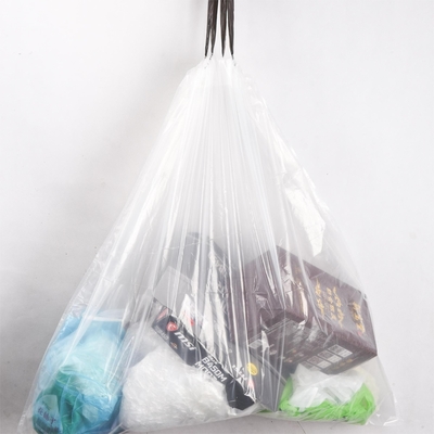 5-50 Mikron Dicke PE-Kunststoff-Schrottsack mit Ziehseile Rollen für klare Müllverpackungen