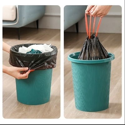 Aufgestellte Küchenmüllsäcke mit Klebeband-Schnürgriffe 5-50 Mikron Dicke