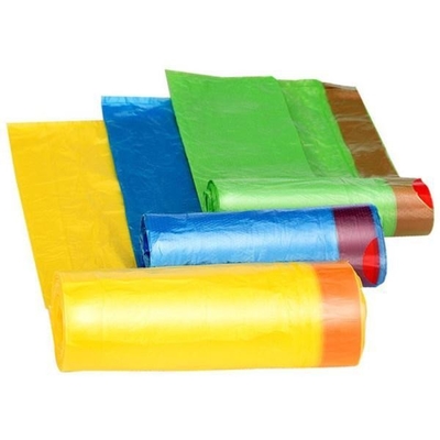 Mittelgroße Küchenmüllbeutel 8 Gallonen Weiße klare Plastikmüllbeutel PE-Material