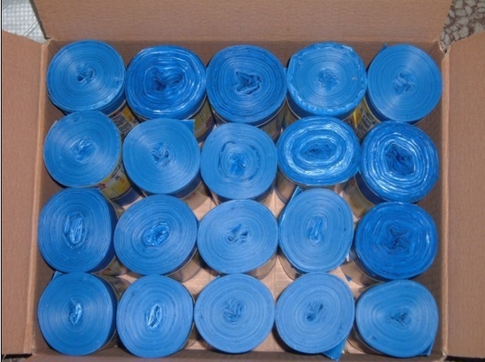 Mittelgroße Küchenmüllbeutel 8 Gallonen Weiße klare Plastikmüllbeutel PE-Material