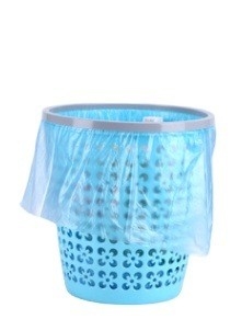 Stehen Sie auf Tasche Schwarz Einwegsternsiegel Plastikmüllsäcke Müllsäcke Schwarz