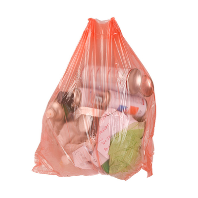 Bequeme Einweg-Plastikmüllbeutel mit Zugseile für Dosenfolien aus HDPE-Material