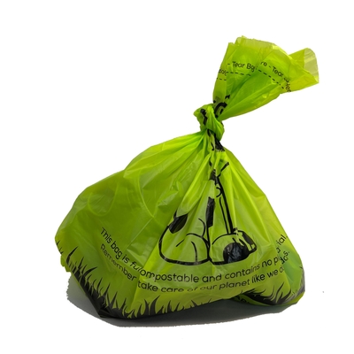 Personalisiertes Logo Biomaterial Hunde Kot auf Rollen mit Flexo-Druck