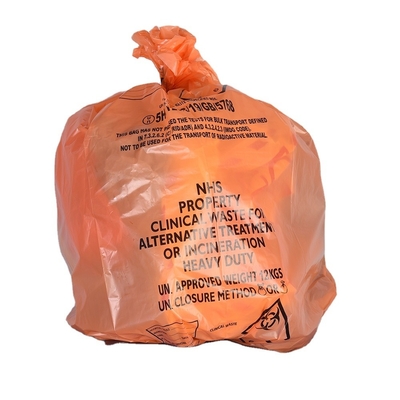 1 Tonnen individuell angepasstes Logo Medizinische Auskleidungstüte Tasche Direkt Gelbe Sicherheits-HDPE Akzeptierte Taschen CN SHN