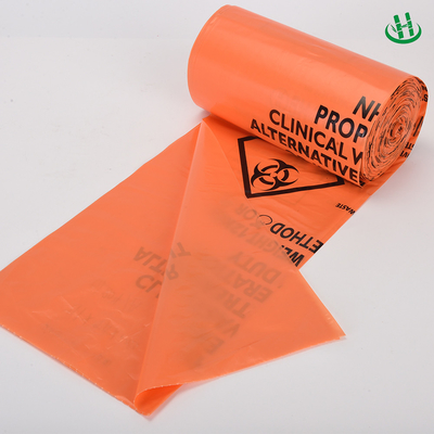 1 Tonnen individuell angepasstes Logo Medizinische Auskleidungstüte Tasche Direkt Gelbe Sicherheits-HDPE Akzeptierte Taschen CN SHN