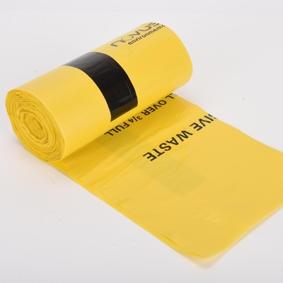 1 Tonnen individuell angepasstes Logo Medizinische Auskleidungstüte Tasche Direkt Gelbe Sicherheits-HDPE Akzeptierte Taschen CN SHN