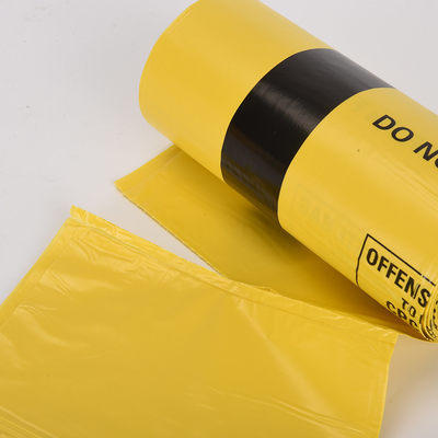 Rot-Gelb-Autoclave-Plastik-Medizinische Müllsäcke Abfallmüllsäcke Biohazard-Tasche auf Rollen