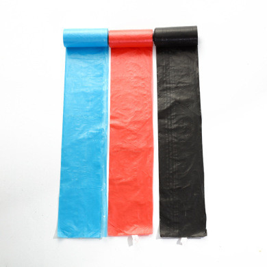 Flexo-Druck biologisch abbaubare Poop-Taschen 13 Gallonen schwarze Mülltüten mit individuellem Logo