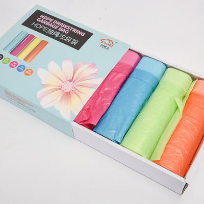 Lebensmittelpaket Ziehseile Müllsack mit geradlinigem Haardesign und Flexo-Druck