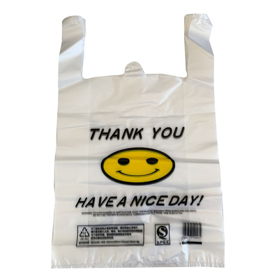 Kunststoffbeutel T-Shirt Einkaufstasche Hergestellt von mit 5-100 mic Dicke HDPE/LDPE/LLDPE