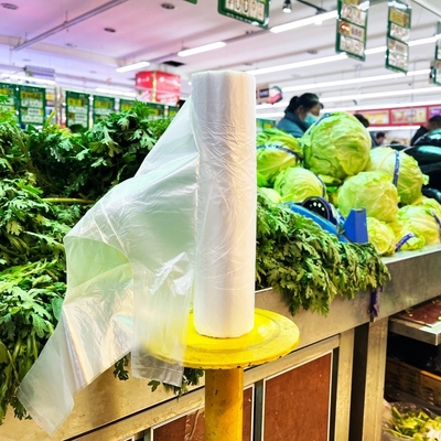 Geprägte Oberflächen-PE-Plastik-Lebensmittelverpackungstüten Rolltaschen für die Lagerung und Verpackung von Lebensmitteln