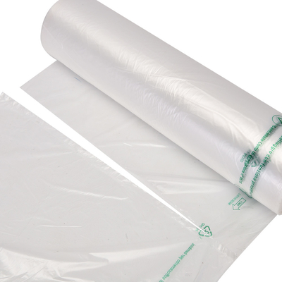 Durchsichtige HDPE Lebensmittelverpackung Flachbeutel auf einer Rolle Für Obst Gemüse Brotprobe