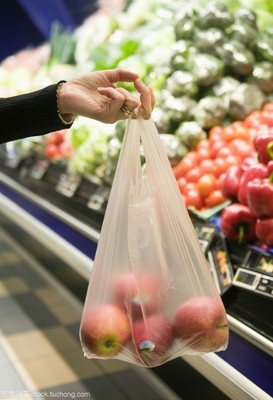 Grundnahrungsmittel für Supermärkte und Convenience Stores HDPE/LDPE/LLDPE Plastik-Einkaufstaschen