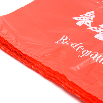 Custom Logo HDPE Kunststoff-Zugstring-Warenwesten-Tasche für bequemes Einkaufen