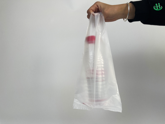 Beliebte anpassbare HDPE-Supermärkte-Einkaufstaschen mit Logo in chinesischen Herstellern