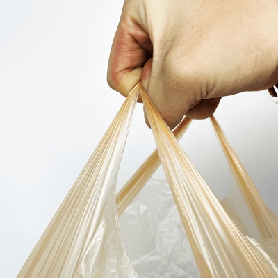 Custom Poly Plastic HDPE T-Shirt Supermarkt Einkaufstasche für Lebensmittel Gemüse Verpackung