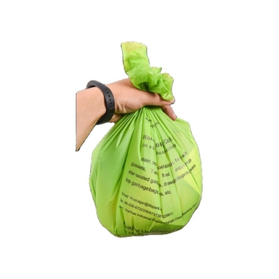 Recycling-Materialien Maisstärke T-Shirt Plastik-Einkaufstasche aus mit individueller Bestellung