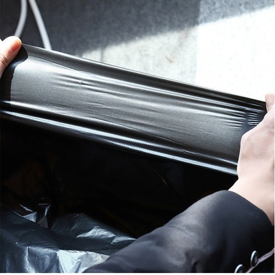 5-50 Mikron Dicke HDPE/LDPE/LLDPE Schwarzer Müllsack für Kundenbedarf