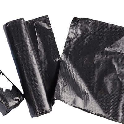 5-50 Mikron Dicke HDPE/LDPE/LLDPE Schwarzer Müllsack für Kundenbedarf