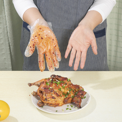 PE-Kunststoffhandschuhe zum Reinigen zum Kochen zum Grillen DIY Außenmaterial Polyester Babysitterzimmer