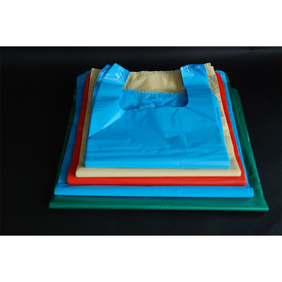 Customized T-Shirt Bags for Shopping Green or As Request 5-100 Mic Dicke