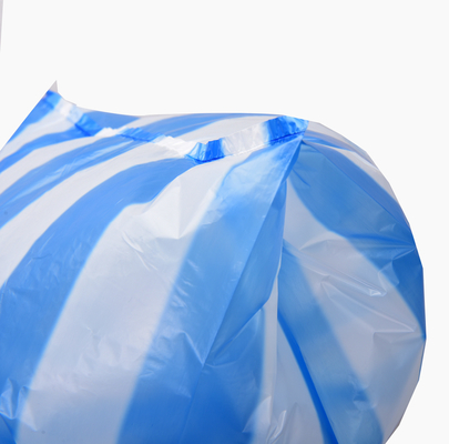 Farbstreifende T-Shirt-Taschen OK Kompost zertifizierte Einkaufstüte