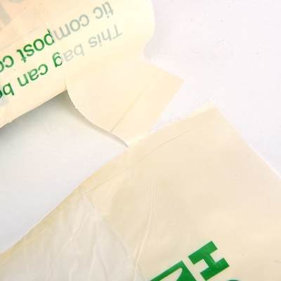 Quadratische Untertasche Biologisch abbaubare PP-Kunststoffweste Einkaufstasche für den individuellen Supermarkt