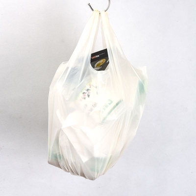 Quadratische Untertasche Biologisch abbaubare PP-Kunststoffweste Einkaufstasche für den individuellen Supermarkt