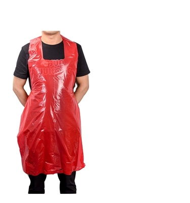 Zusammengefasste Einweg-Plastik-Schürze für wasserdichte und antiöl-Anwendungen