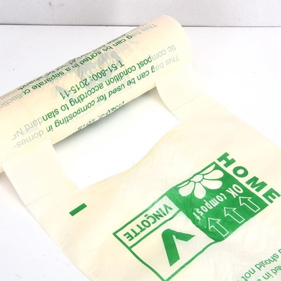 Maßgeschneiderte Kompostierbare, biologisch abbaubare Einkaufstaschen aus Maisstärke für Lebensmittelverpackungen