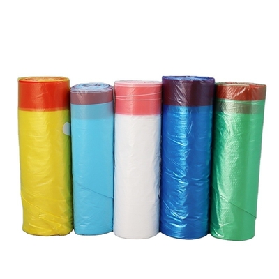 Anpassungslogo Akzeptiert HDPE-Schrottsack mit Zugseil für die Entsorgung von Küchenmüll