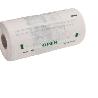 PBAT/PLA/stärke biologisch abbaubare Plastiktüte mit grüner Farbe und individuell angepasster Größe