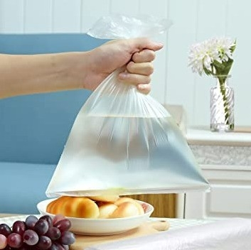 Durchsichtige Kunststoff-Produkthüllen 5-40 Mikrometer Dicke Ideal für Brot Obst Gemüsespeicher
