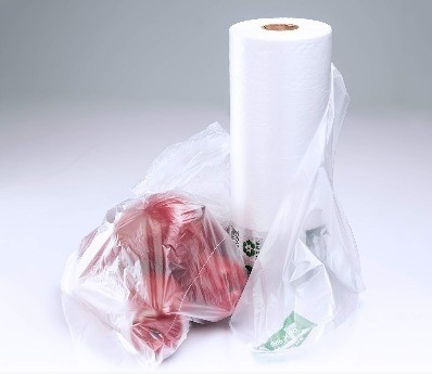 Produktion von Rolltaschen aus HDPE mit hoher Dichte für den Supermarkt