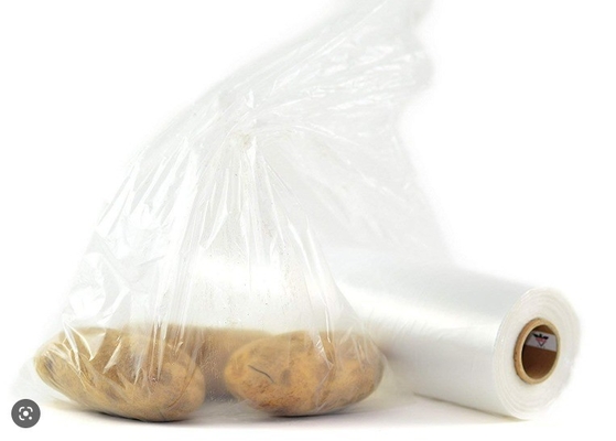 Kunststoff-Produktbeutel für die Lagerung von Lebensmitteln Flach- oder Griffband HDPE/LDPE/LLDPE Material