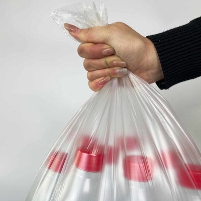 Supermarkt-Haushaltssack aus Kunststoff mit flachem Mund und Bruchpunkt