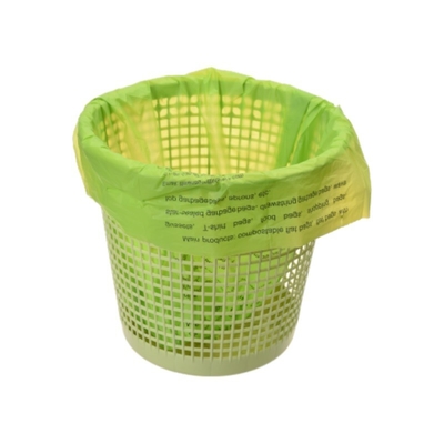 Maßgeschneiderte Bestellung Grüne weiße biologisch abbaubare Plastiktüten Transparente Dicke Maßgeschneiderte Taschen