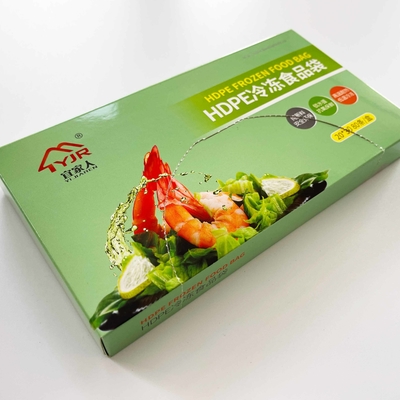 100% unberührtes HDPE Gemüse Obst Flachbeutel auf Rollen Dicke 5-50 Mikrometer Massenverpackung