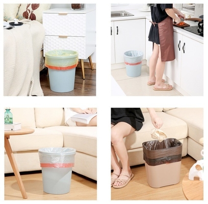 Für Küche und Büro ein Muss HDPE/LDPE/LLDPE/MDPE automatisches Schließseil Müllsack