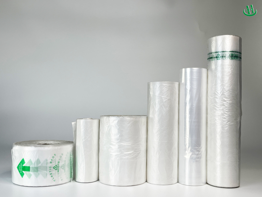 Verdickte Plastiktüte für den Haushalt 5-100 Mikrometer Dicke Vierfarbige Weste Müllsortierung