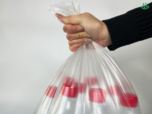 Verdickte Plastiktüte für den Haushalt 5-100 Mikrometer Dicke Vierfarbige Weste Müllsortierung
