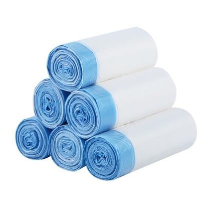 Tragbare und einmalige HDPE-Plastikmüllsäcke mit Zugseile für Hausmüll