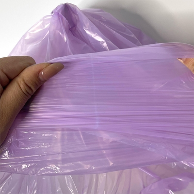 Offsetdruck Oberflächenbehandlung LDPE Plastikmüllbeutel auf Rollen für beige Mülleimer