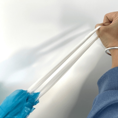 Quadratische Tieftasche Ziehseile Müllsäcke für Küche Müll PE biologisch abbaubare Plastiktüte