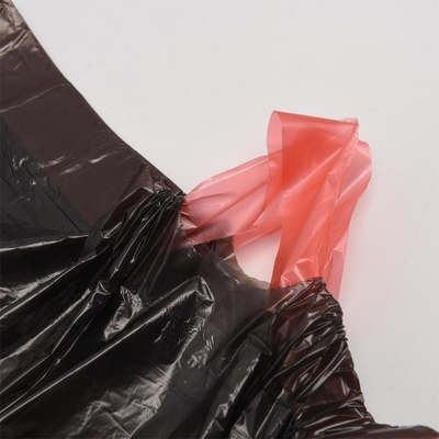 Bestellung auf Wunsch Akzeptiert Hausarbeit Blauer Plastik-Roll Müllsack mit Ziehseile Ziehseile